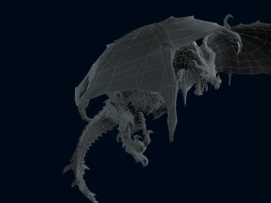 Dragon Blood model 3D Model