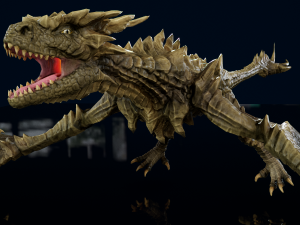 3D Wyvern Animations Dragon model Model 3D