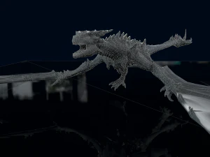 3D Wyvern Animations Dragon model 3D Model