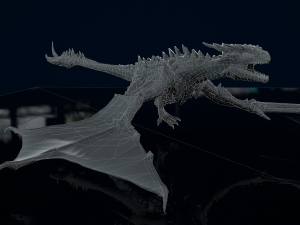 3D Wyvern Animations Dragon model 3D Model