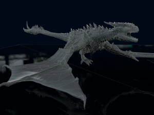3D Wyvern Animations Dragon model 3D Model