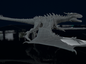 3D Wyvern Animations Dragon model 3D Model