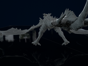 3D Wyvern Animations Dragon model 3D Model