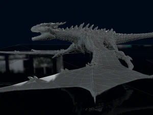 3D Wyvern Animations Dragon model 3D Model