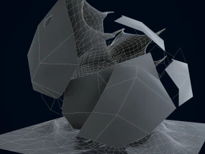 Mountain Spirit Dragon model 3D Model