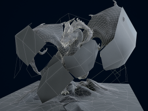 Mountain Spirit Dragon model 3D-Modell