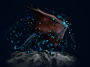 Mountain Spirit Dragon model 3D Model