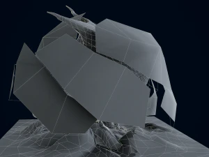 Mountain Spirit Dragon model 3D Model
