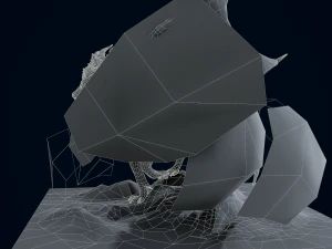 Mountain Spirit Dragon model 3D Model