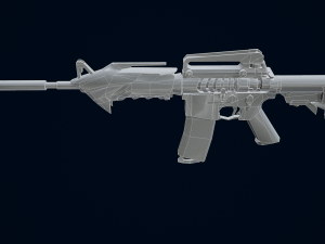 M4A1 3D Model