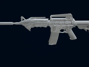 М4А1 3D Модель