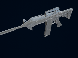 M4A1 3D Model