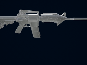 M4A1 3D Model