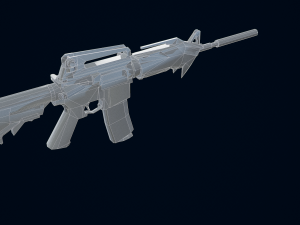 M4A1 3D Model