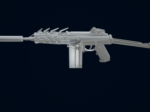 Pistol 9A-91 3D Модель