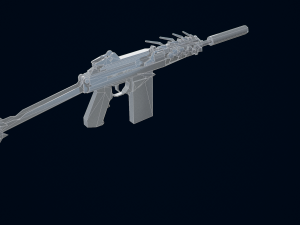 Pistol 9A-91 3D Модель