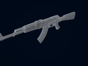 Pistol AK74 3D Model