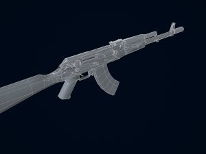 Pistol AK74 3D Model
