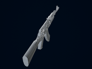 Pistol AK74 3D Model