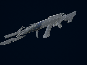 Shotgun AK-12 3D 3D मॉडल