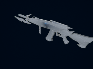Shotgun AK-12 3D 3D मॉडल
