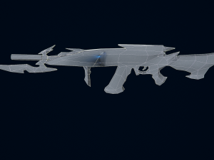 Shotgun AK-12 3D 3D मॉडल