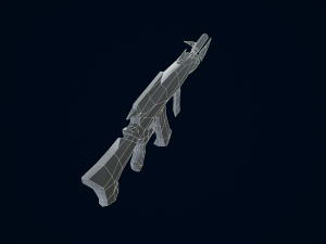 Shotgun AK-12 3D 3D मॉडल