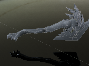 3D Axe Battle model Modello 3D
