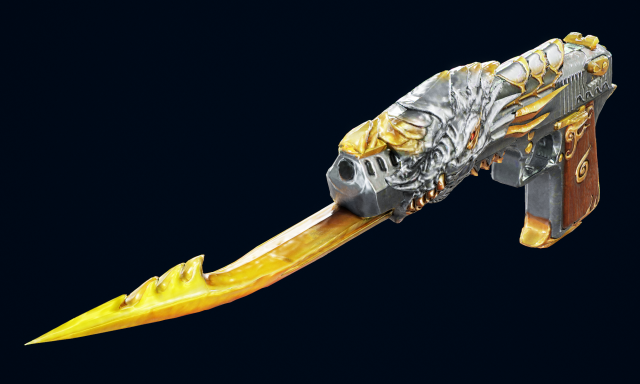 Eagle Shotgun Modelo 3D .c4d .max .obj .3ds .fbx .stl .blend 