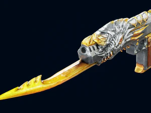 Senapan Elang Model 3D