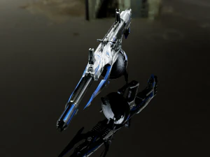 Pistolet AA12 Model 3D