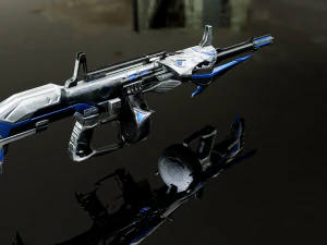 Pistolet AA12 Model 3D