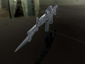 3D Super Submachine M4A1 model Modelo 3D