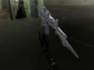 3D Super Submachine M4A1 model Modelo 3D