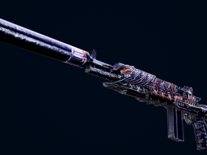 3D Submachine M14EBR 3D Model