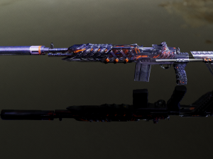 3D Submachine M14EBR 3D Model