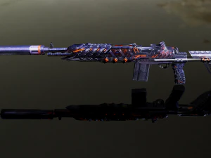 3D Submachine M14EBR 3D Model