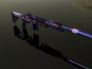 3D Submachine M14EBR 3D Model
