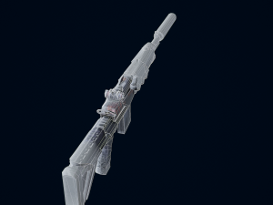 3D Submachine M14EBR 3D Model