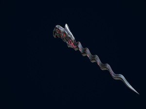 3D Keris Sword 3Dモデル