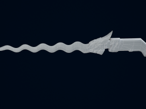 3D Keris Sword 3Dモデル