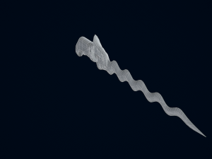 3D Keris Sword 3Dモデル