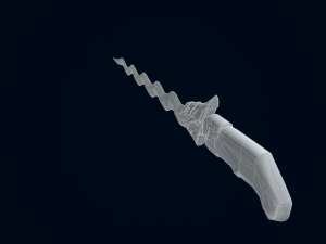 3D Keris Sword 3Dモデル