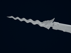 3D Keris Sword 3Dモデル