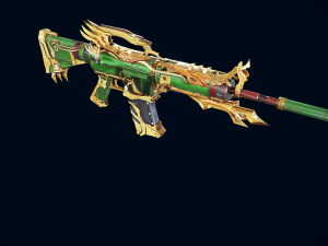 3D Pistol China Dragon Modello 3D