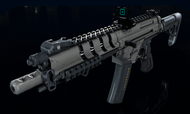 Shotguns HBRA3 model 3D Model .c4d .max .obj .3ds .fbx .stl .blend 