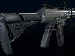 Strzelby model HBRA3 Model 3D