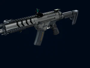 Strzelby model HBRA3 Model 3D