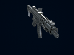 Shotguns HBRA3 model 3D Model