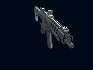 Strzelby model HBRA3 Model 3D